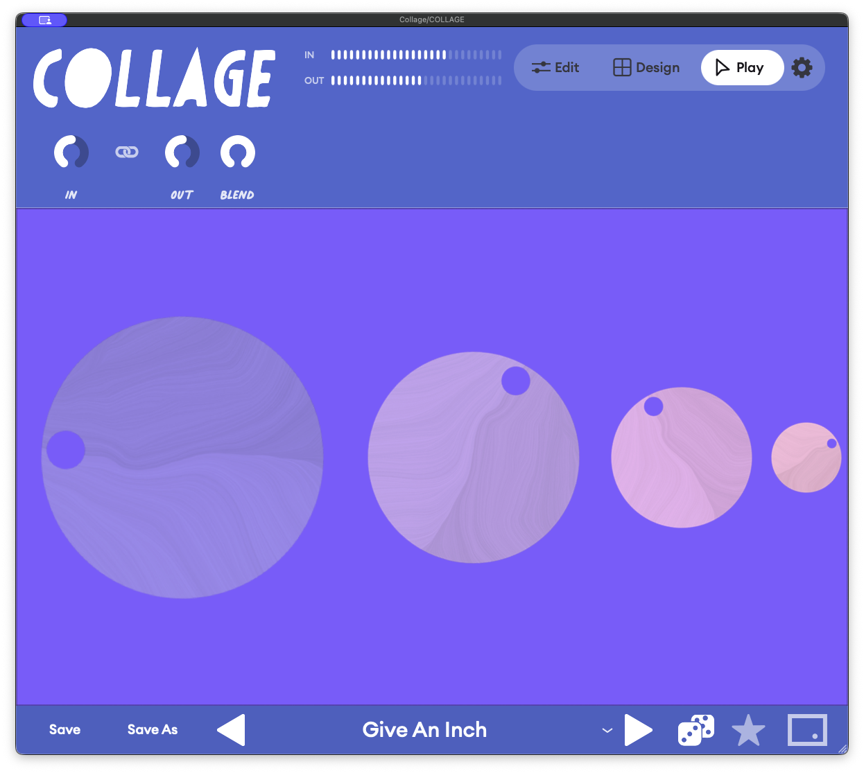 Collage Marbling preset